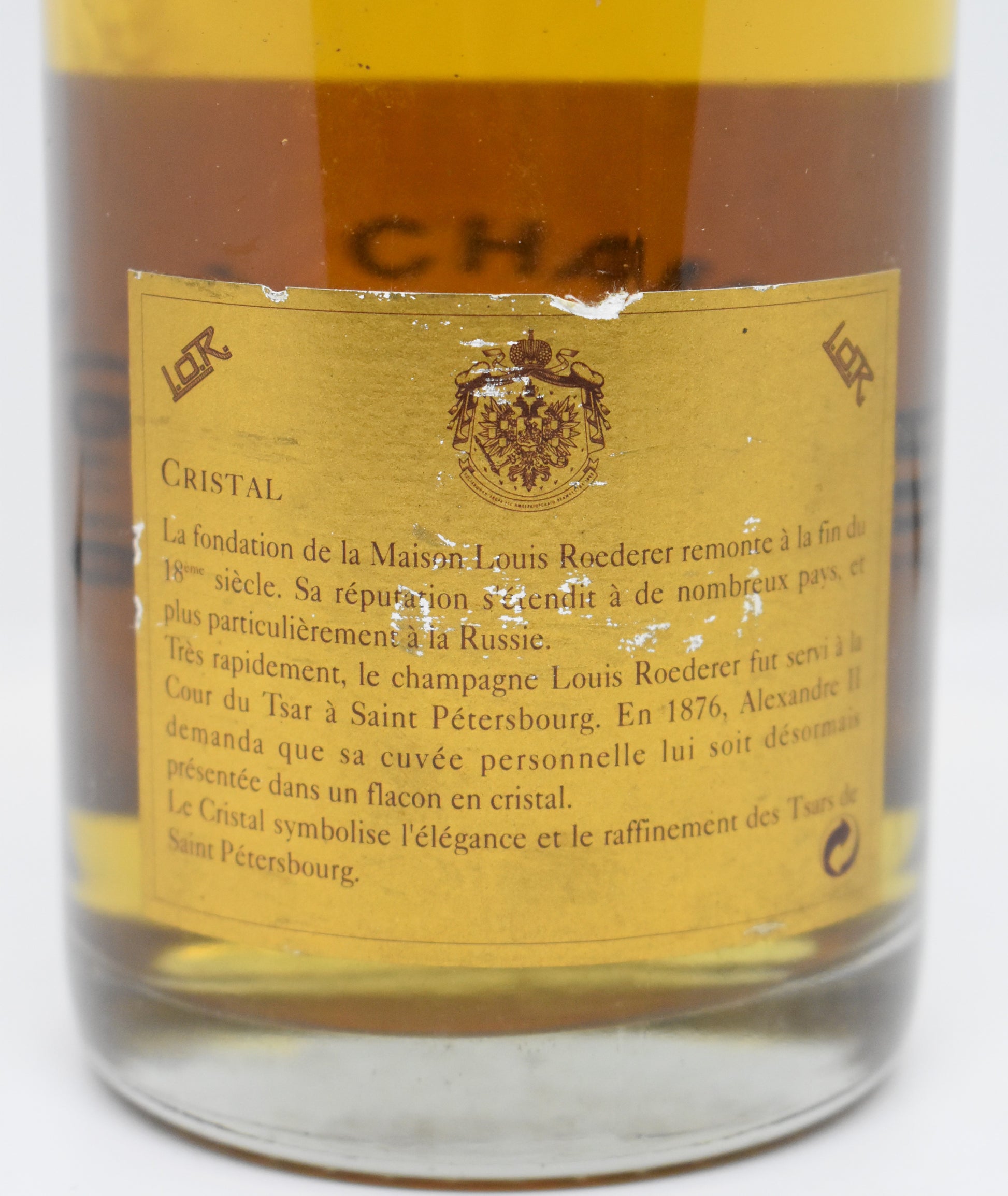 Cristal 1990, champagne de luxe pour un événement mémorable