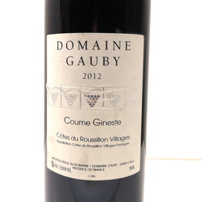 Coume Gineste 2012 - Gauby - Côtes du Roussillon Villages Red