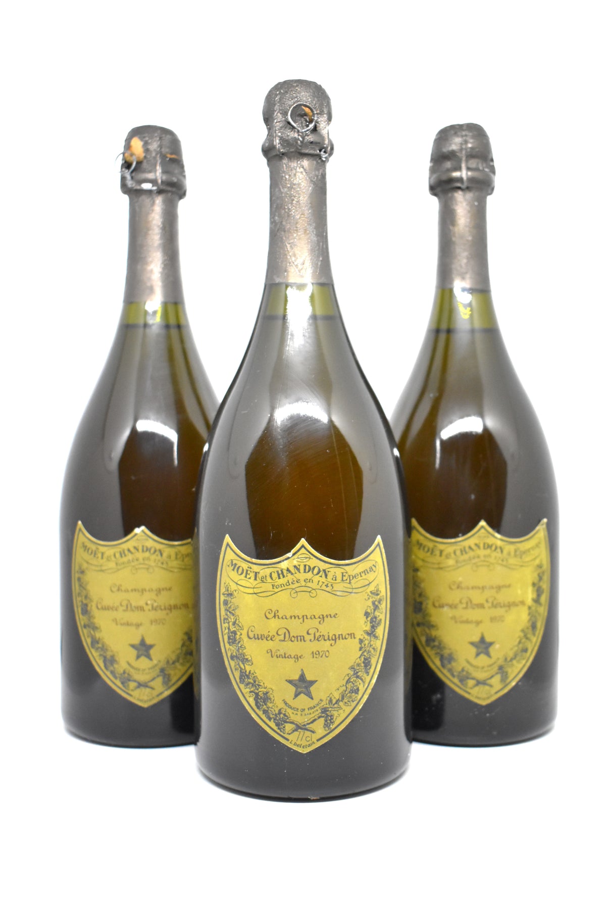 Best market price vintage Champagne Dom Perignon 1970 bottle