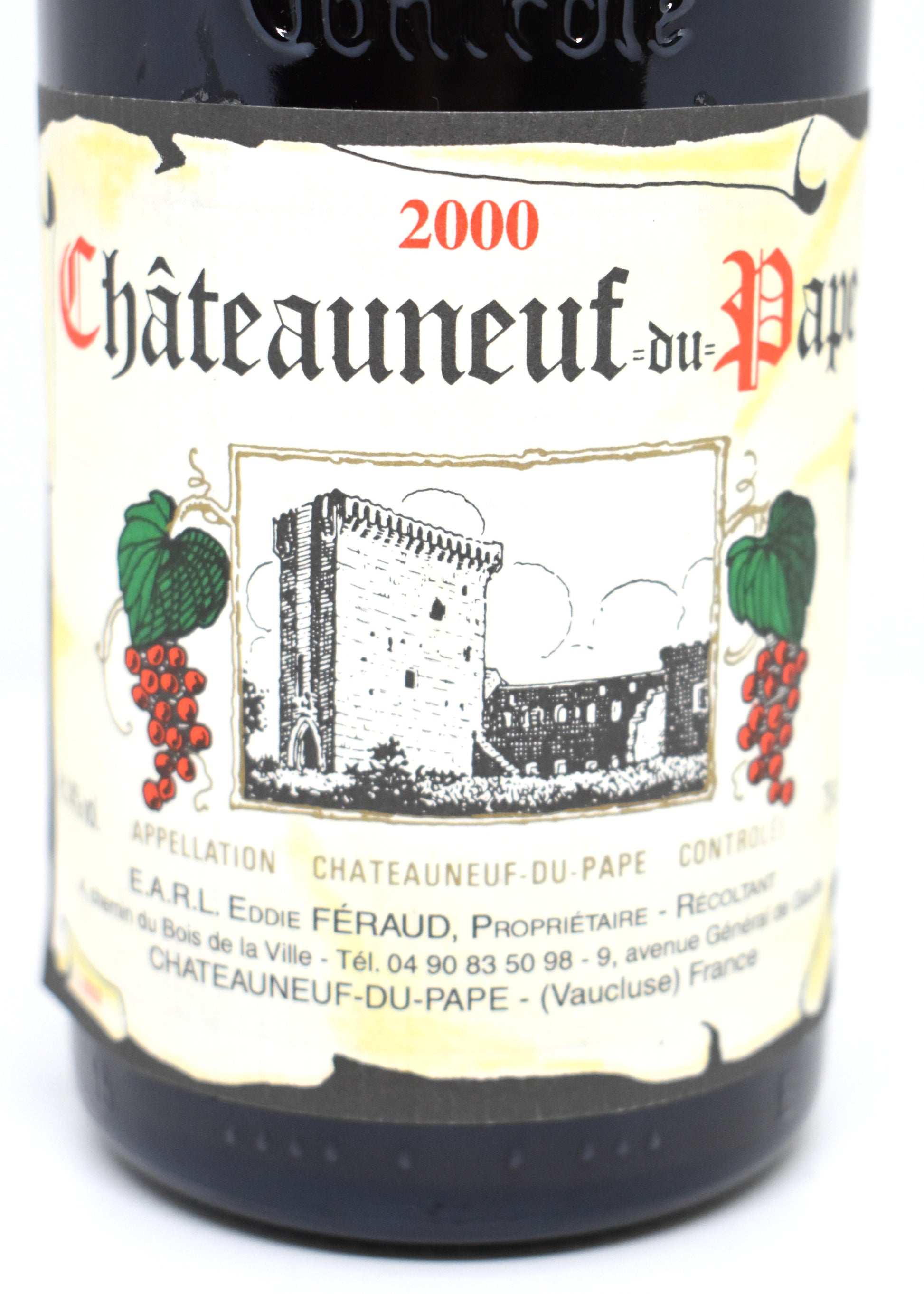 Buy a bottle of Châteauneuf du Pape 2000 Domaine Eddie Féraud fine wine online delivery Switzerland