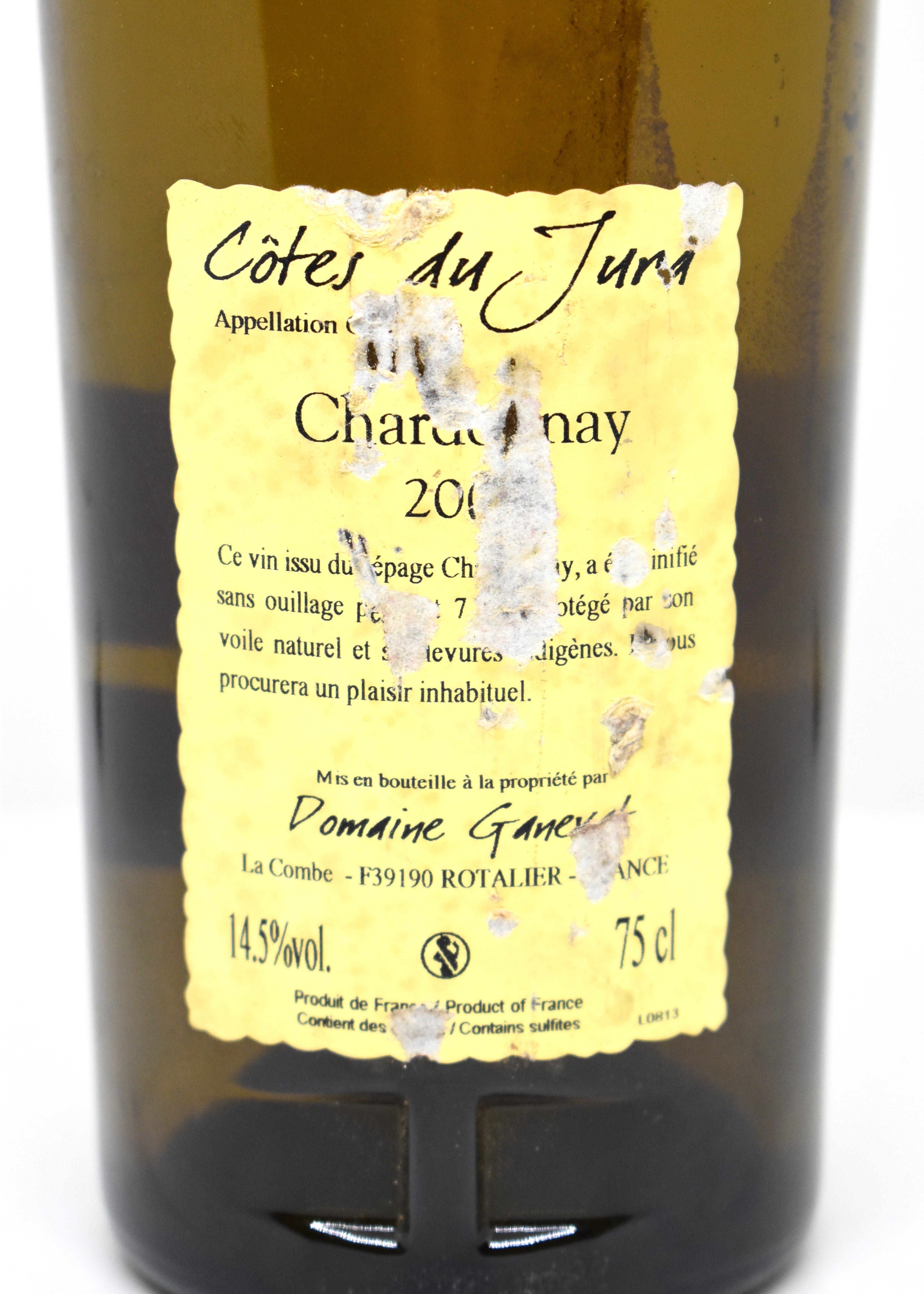 La Cuvée du Pépé 2008 - Jean-François Ganevat - Chardonnay aged 13