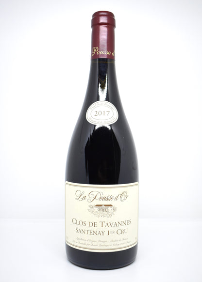 Bouteille Domaine La Pousse d'Or Santenay 1er Cru Clos de Tavannes 2017 vin rouge Bourgogne