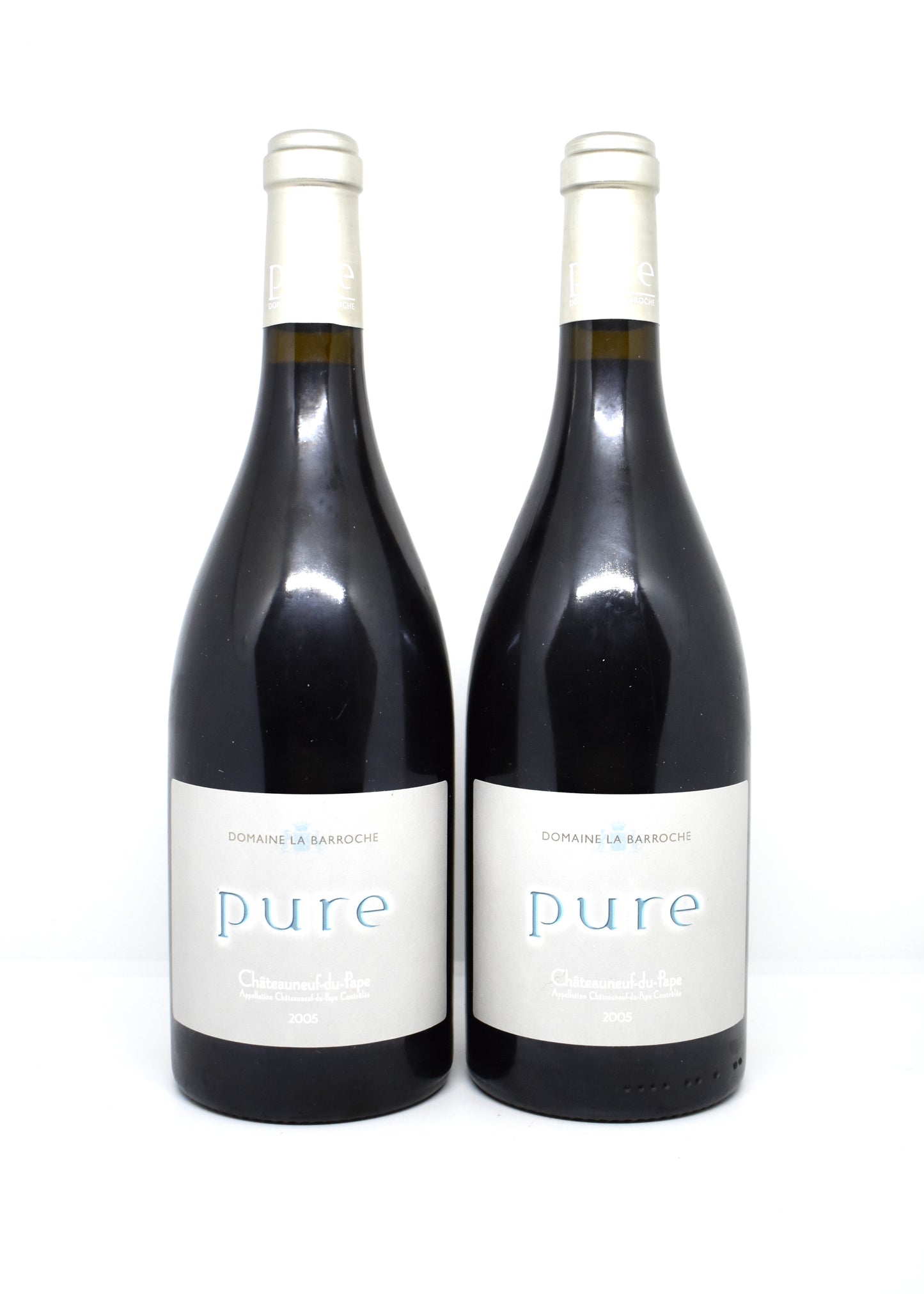 Flacon rare 100 pour cent Grenache centenaire sur sable Domaine la Barroche Pure 2005