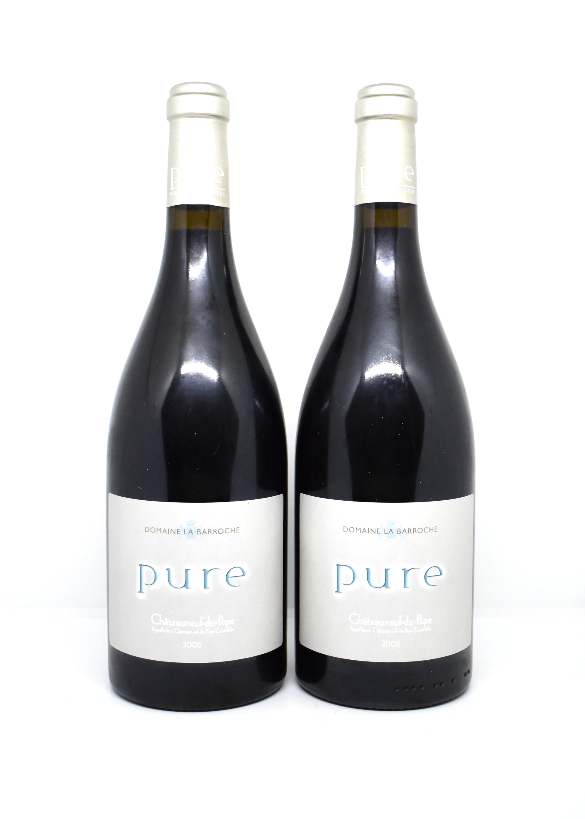 Flacon rare 100 pour cent Grenache centenaire sur sable Domaine la Barroche Pure 2005