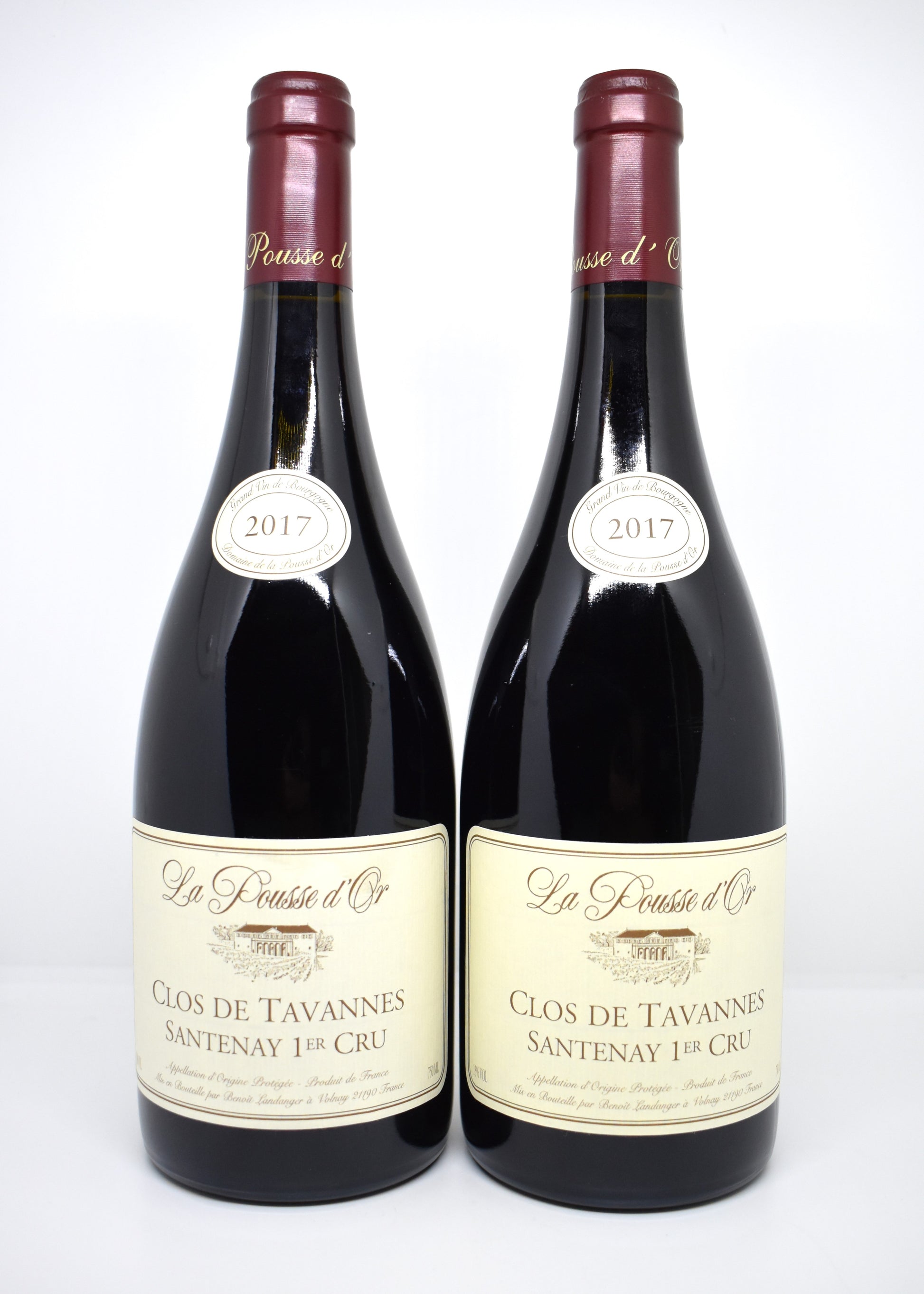 Cuvée La Pousse d'Or Santenay Clos de Tavannes 2017 bouteille haut de gamme collectionneur