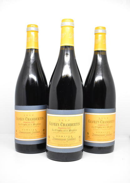 Gevrey-Chambertin La Combe aux Moines 2010 - Preuve d'authenticité de l'étiquette et du niveau