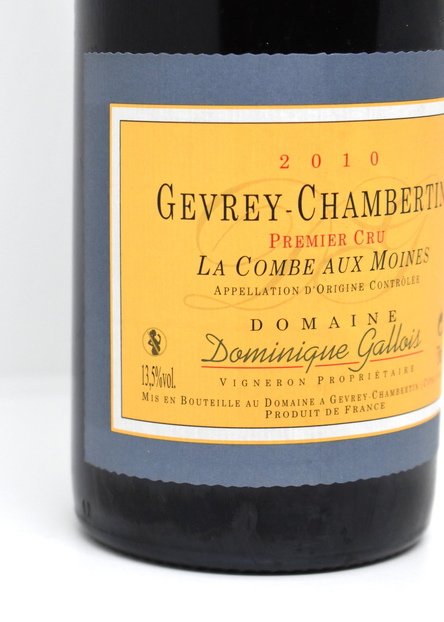 Rare vintage wine collection - Online shop Switzerland - Gevrey-Chambertin La Combe aux Moines 2010