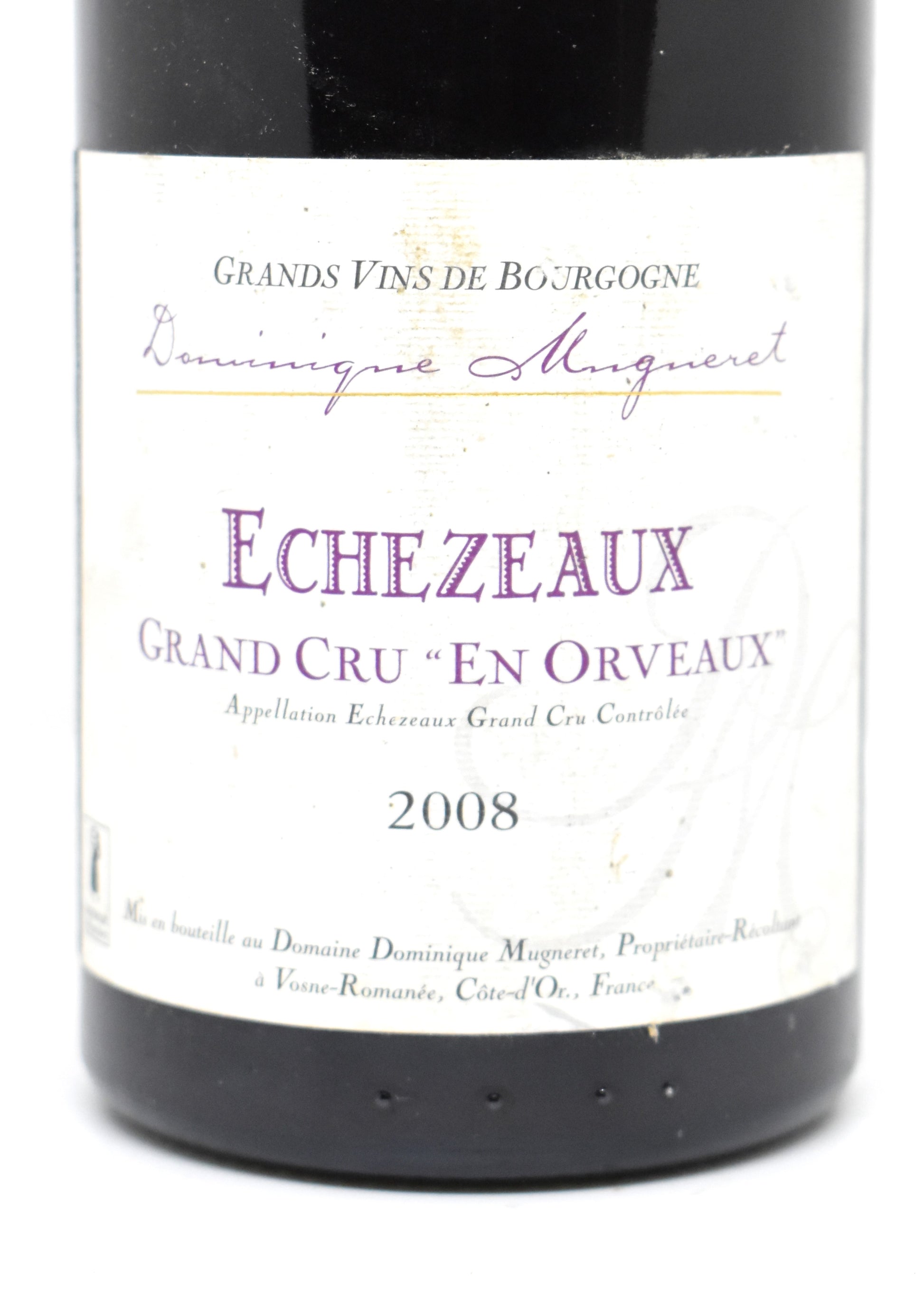 Acheter Échezeaux 2008 Domaine Mugneret 