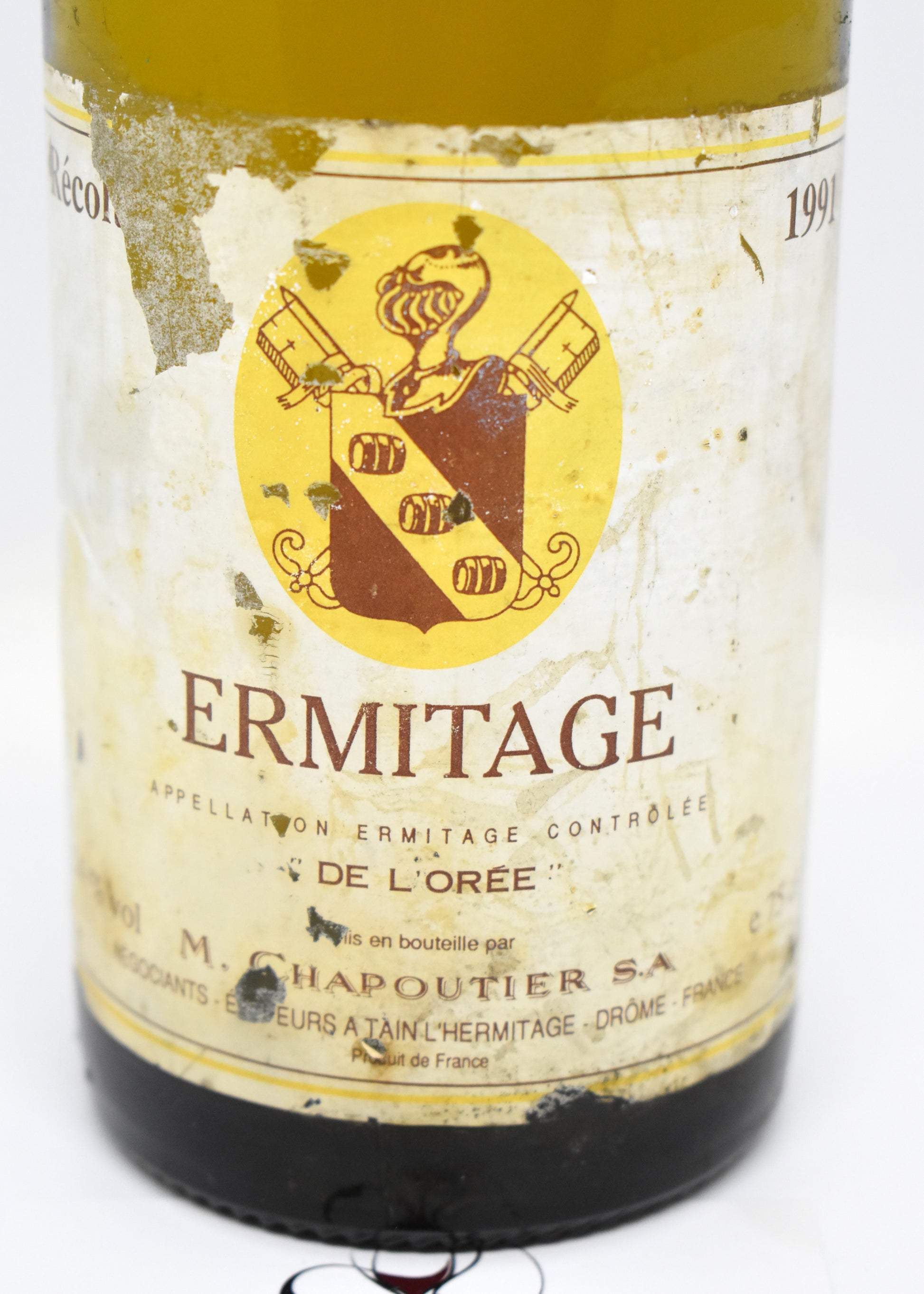 Ermitage 1991 Chapoutier parfait pour collectionneur