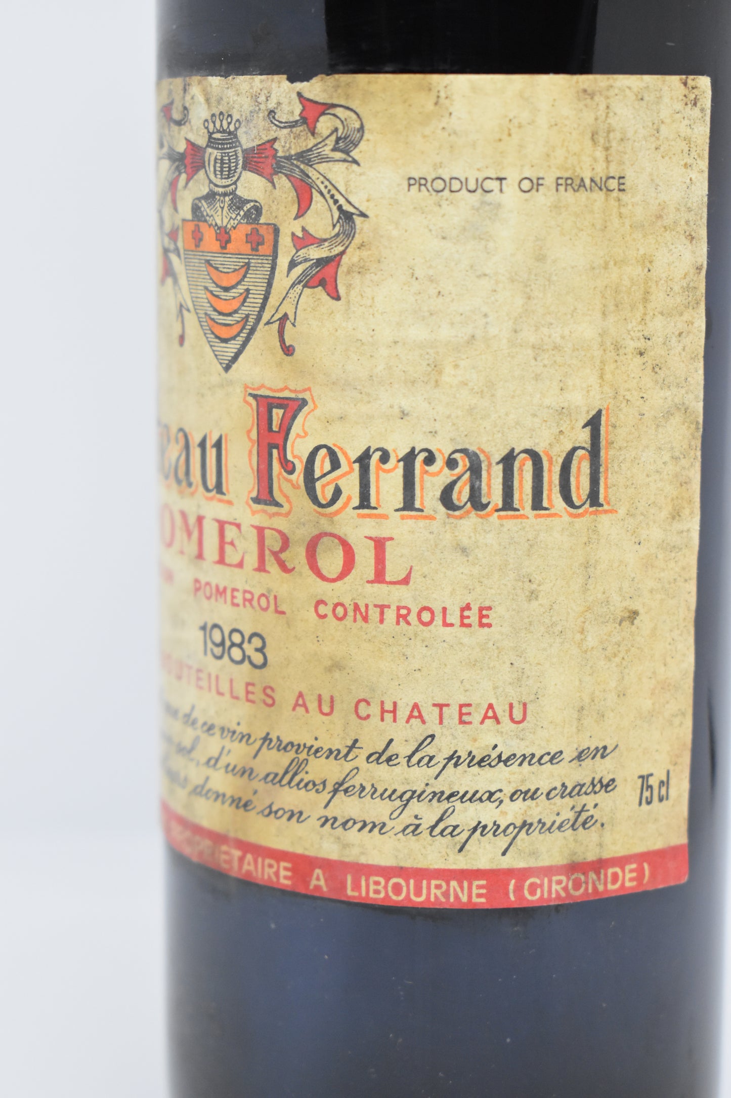 Château Ferrand 1983 - Pomerol