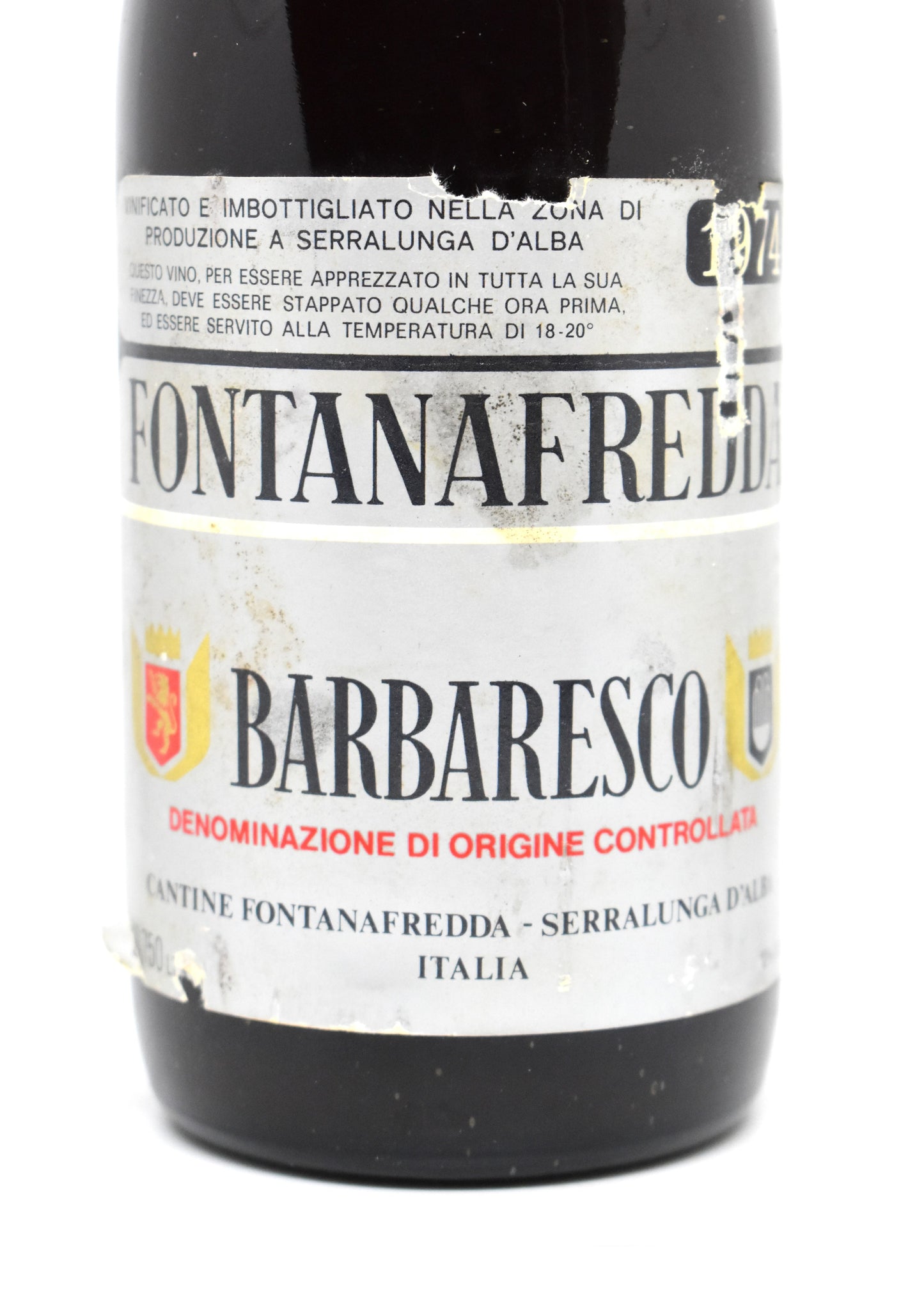 Fontanafredda Barbaresco 1974: tasting notes and vintage profile.