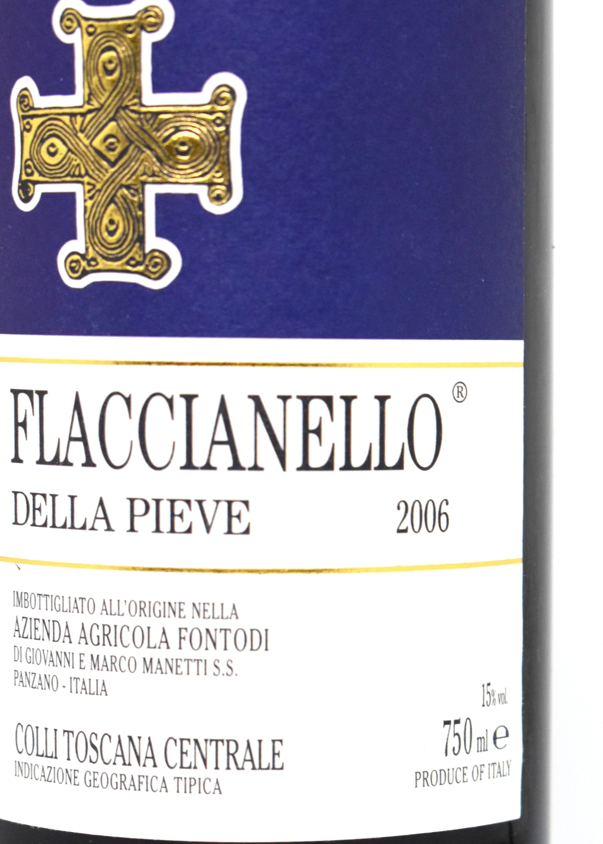 Rare organic Sangiovese Super Tuscan wine Conca d Oro buy a bottle of Flaccianello della Pieve 2006