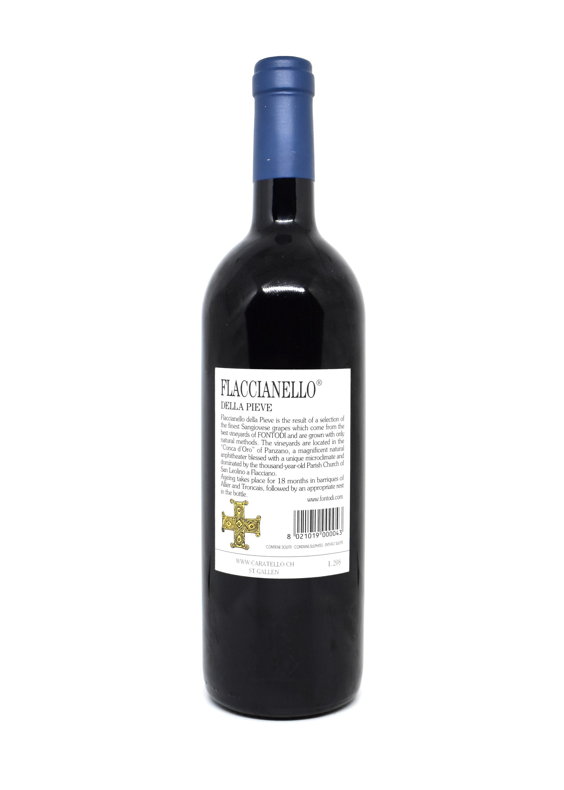 Bouteille de collection vin rare du Domaine Fontodi cave amateur suisse acheter une bouteille de Flaccianello della Pieve 2006