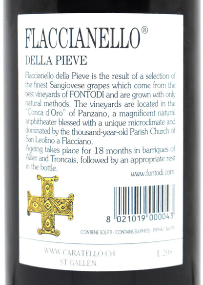 Flacon d exception 100 pour cent Sangiovese bio Conca d Oro acheter une bouteille de Flaccianello della Pieve 2006