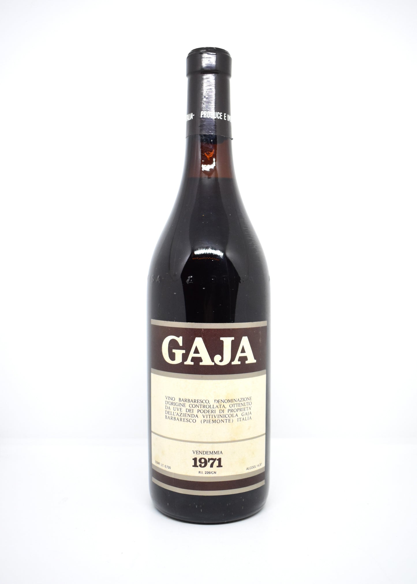 Acheter Gaja Barbaresco 1971