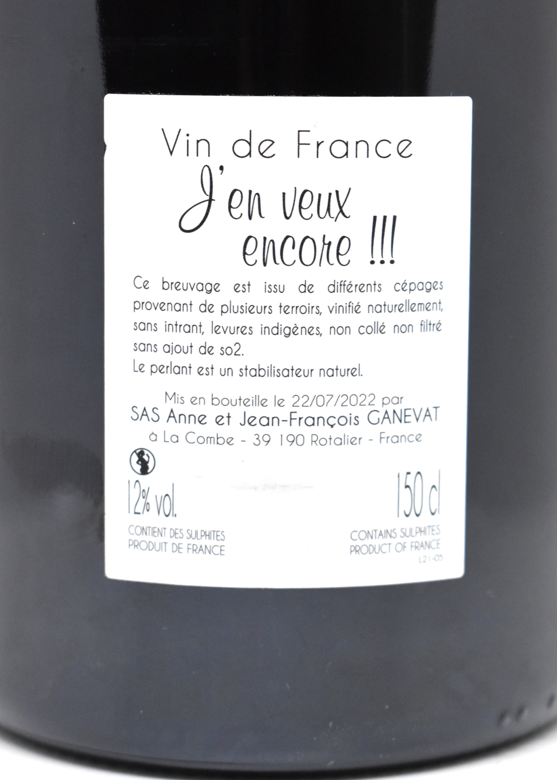 Magnum Ganevat Rouge pas cher
