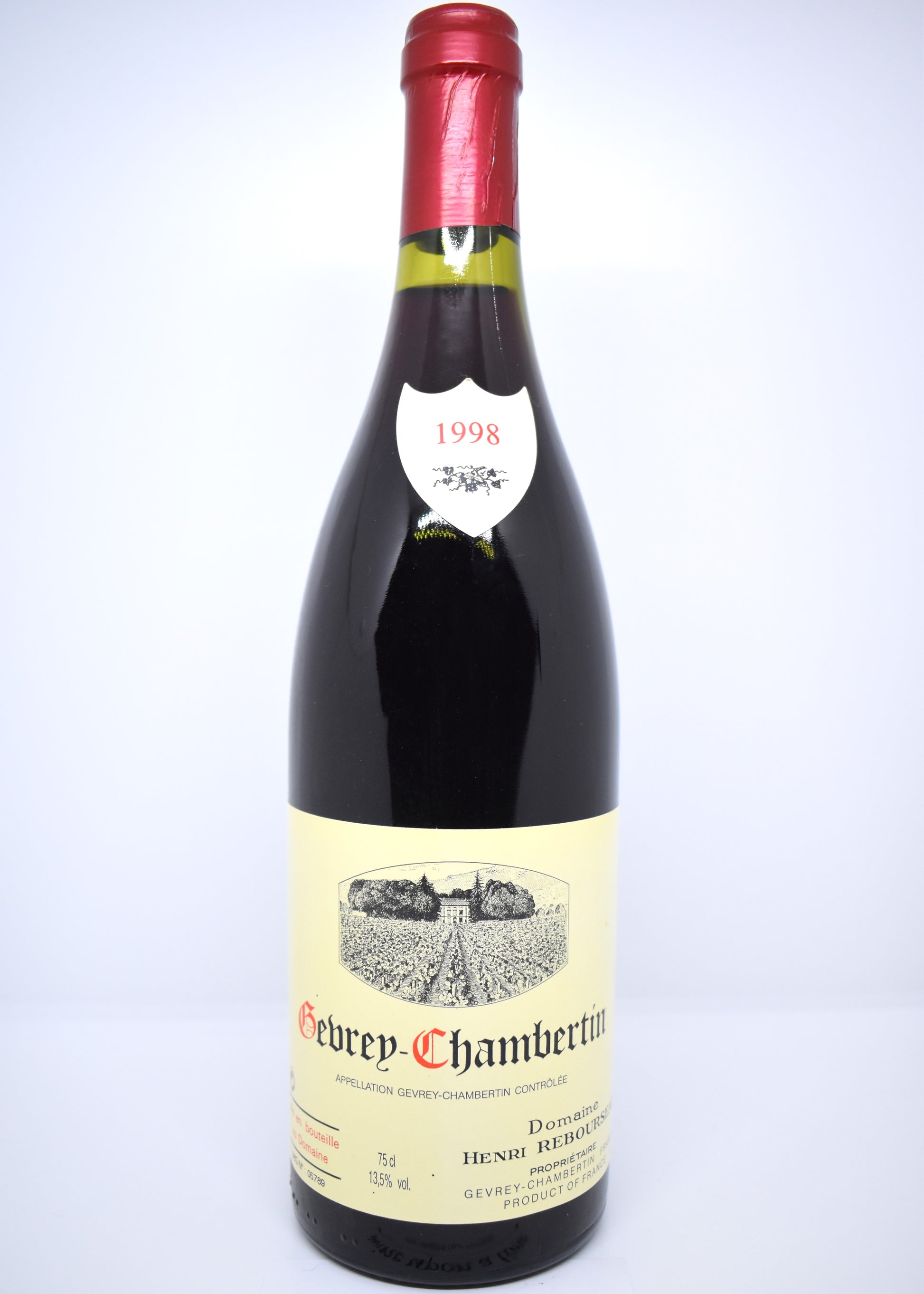 Gevrey-Chambertin 1998, cadeau millésime 1998, Bourgogne rouge de caractère