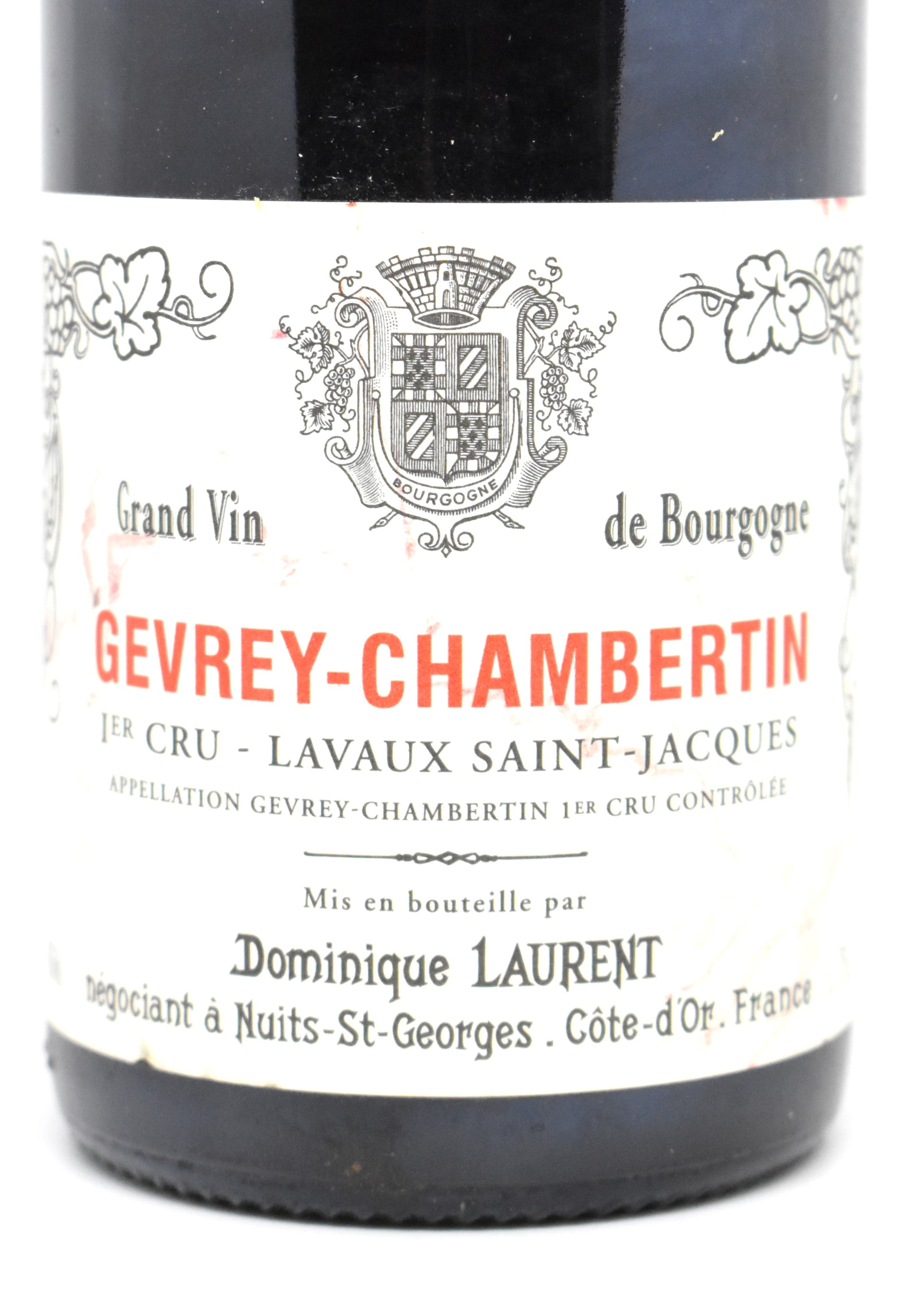 Vin rouge Bourgogne 1er Cru Lavaux Saint-Jacques