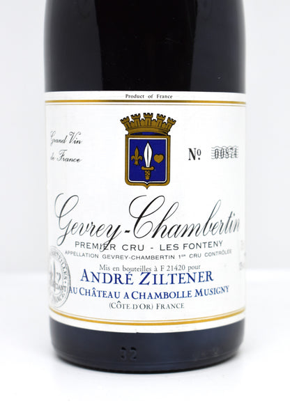 Gevrey-Chambertin 1er Cru Les Fonteny 1998 – André Ziltener