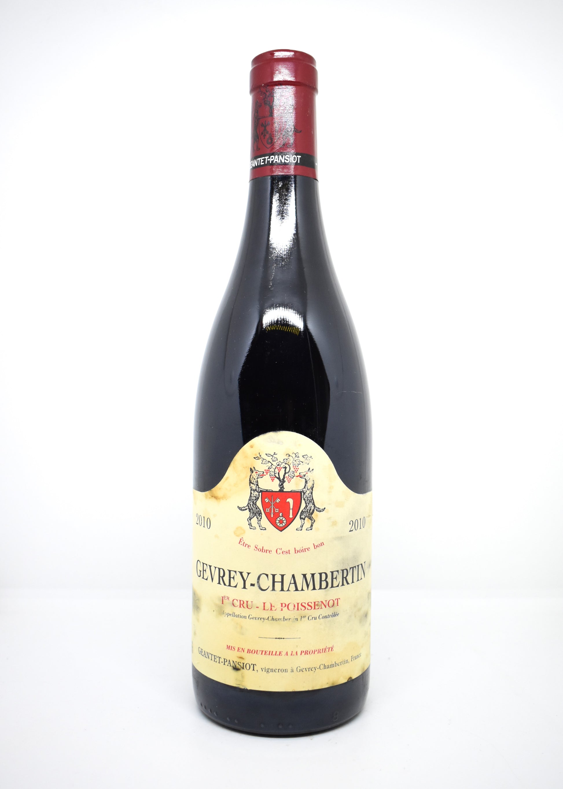 Gevrey-Chambertin 1er Cru Le Poissenot 2010 - Geantet-Pansiot