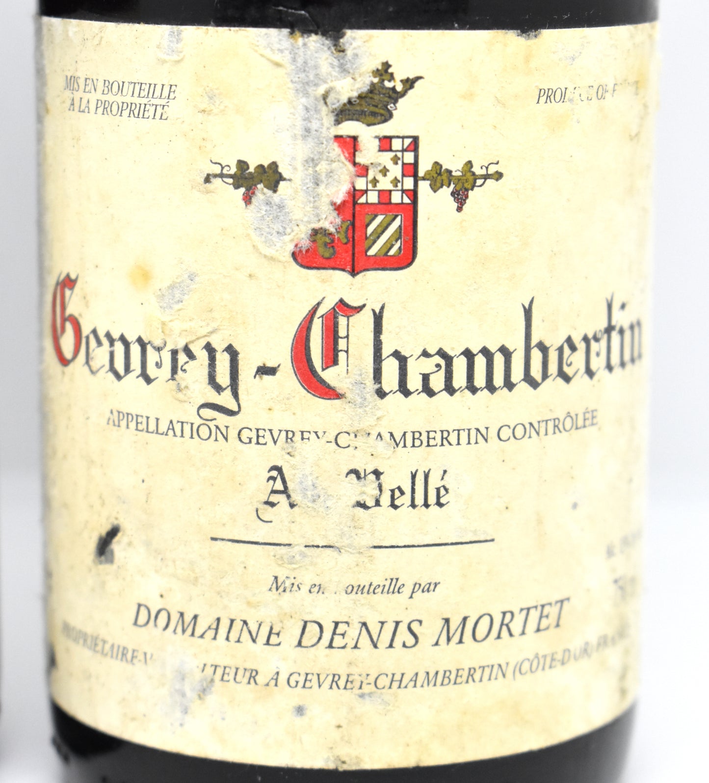 Commander bouteille Denis Mortet 1996