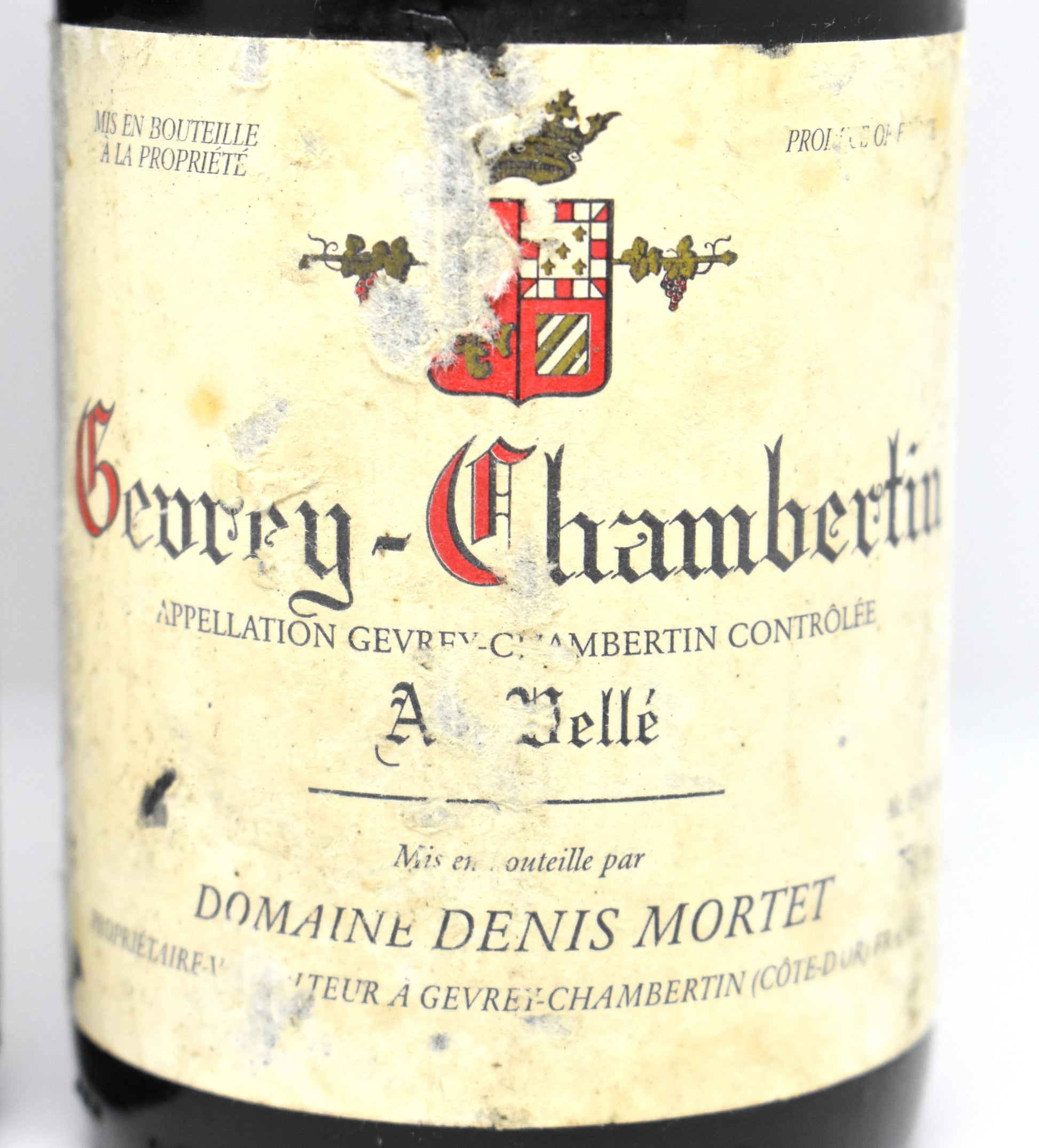 Commander bouteille Denis Mortet 1996