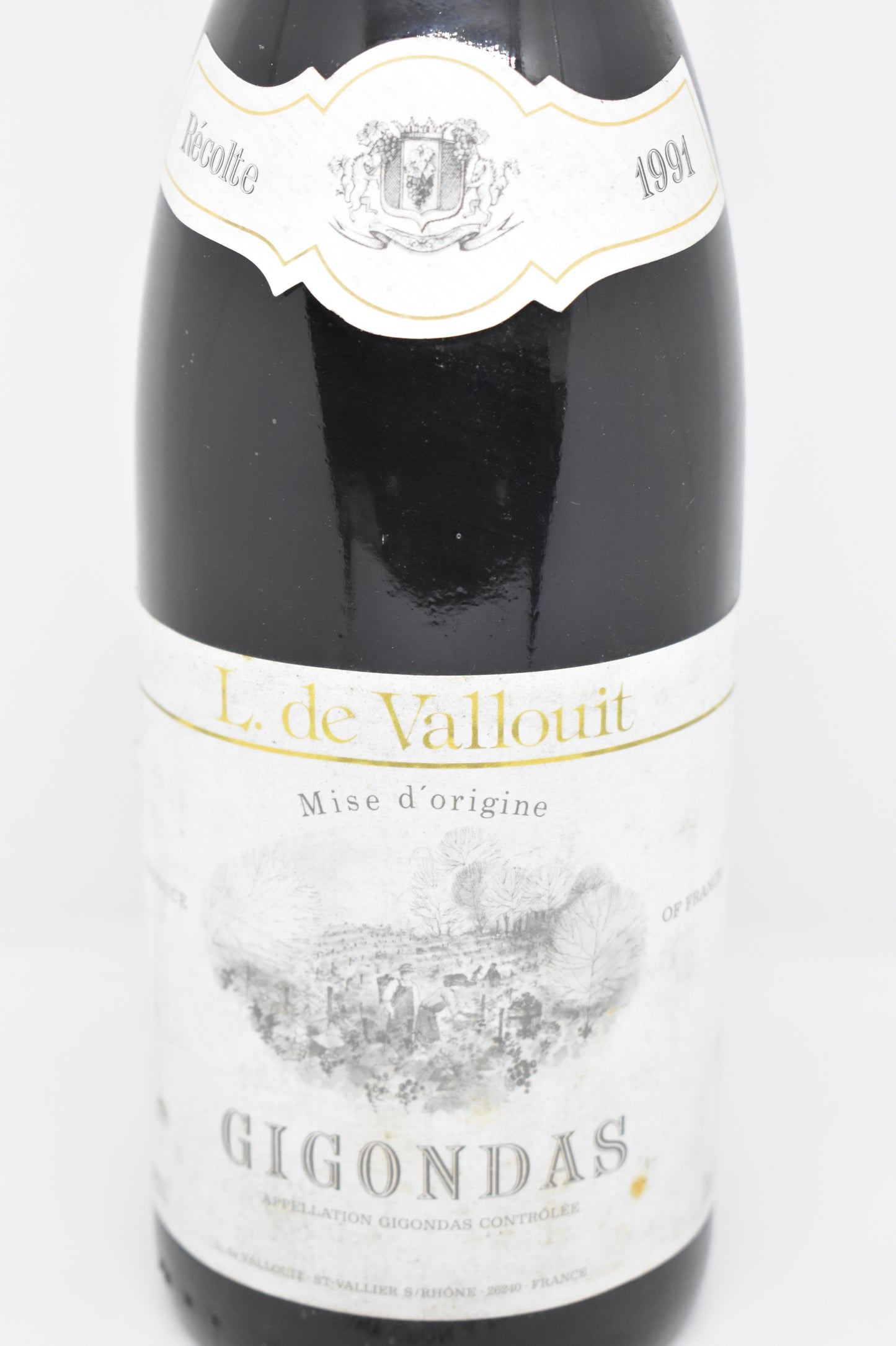 Acheter vin rouge Rhône 1991 Gigondas ancien