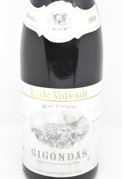 Vin du Rhône Sud 1991 parfait pour garde