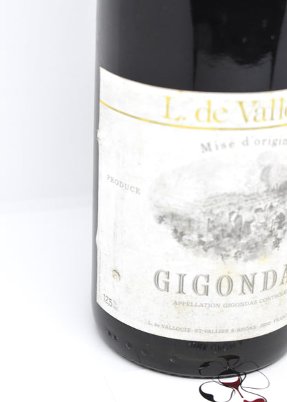 Commander Gigondas Domaine Vallouit millésime 1991