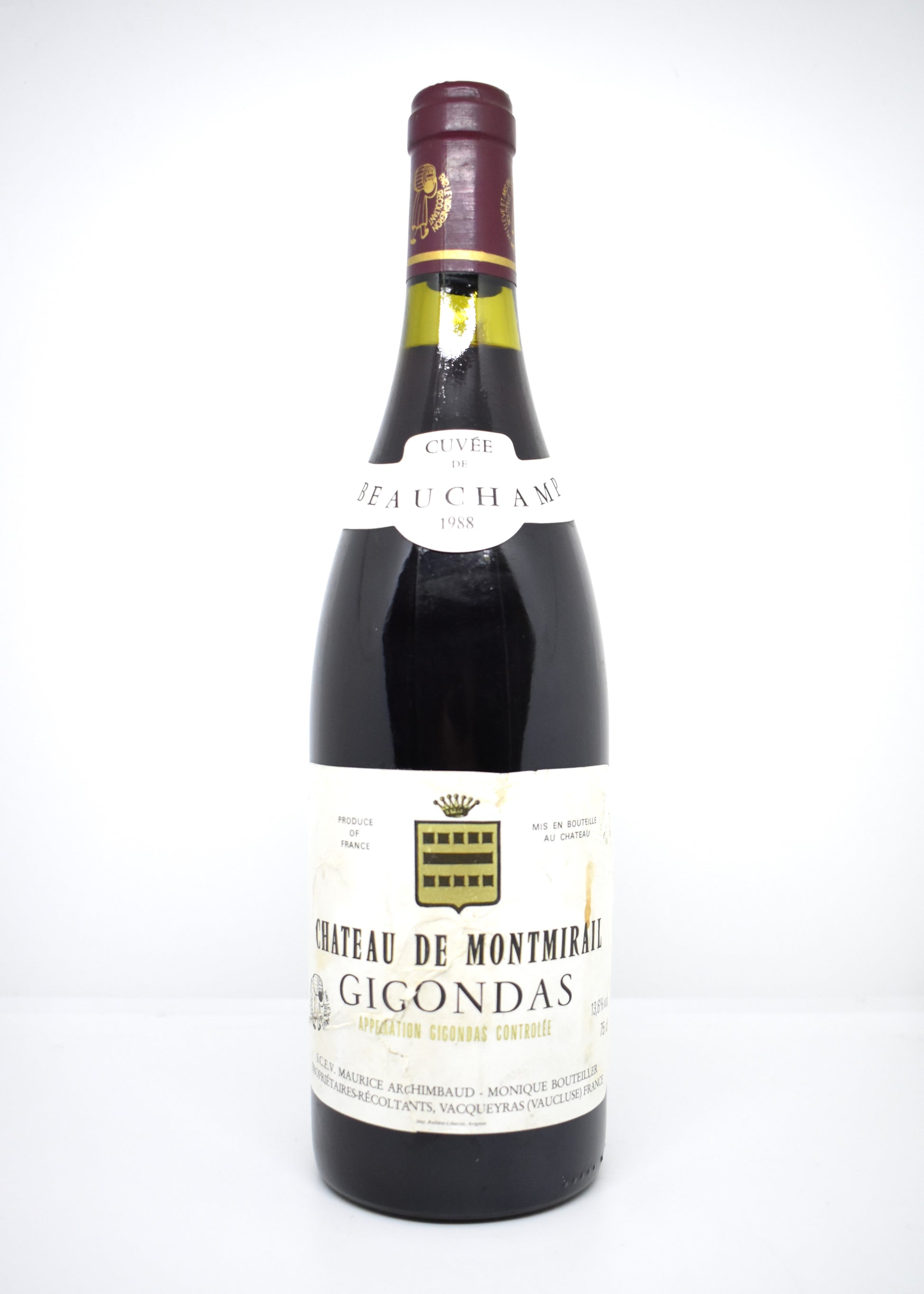 Acheter Gigondas 1988 Montmirail
