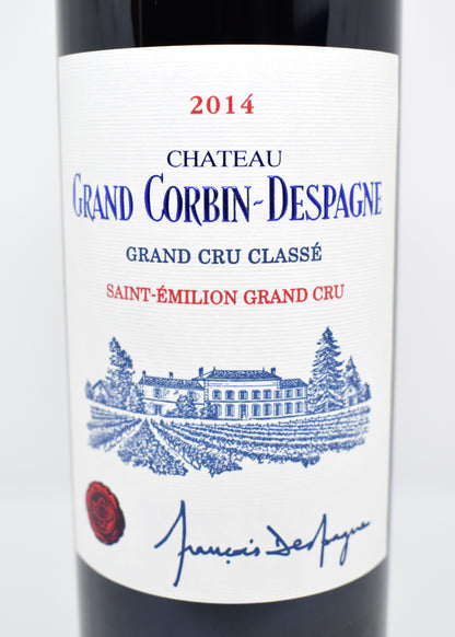 Acheter Château Grand Corbin-Despagne 2014 Saint-Émilion