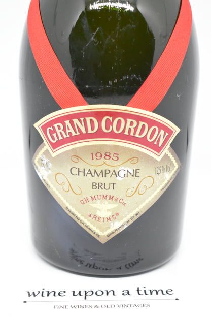 Champagne de 1985 en Valais