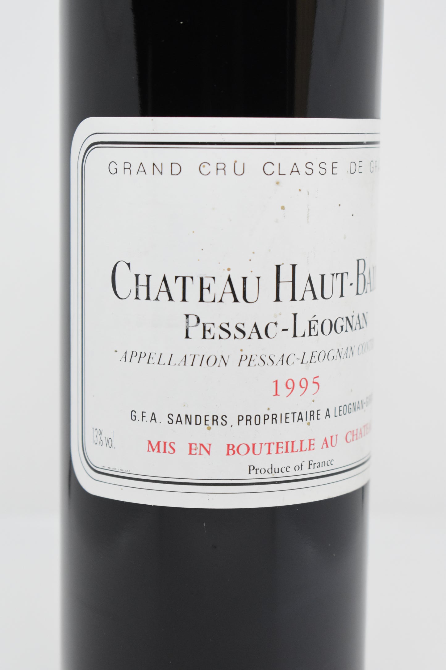 Château Haut-Bailly 1995 - Pessac-Léognan
