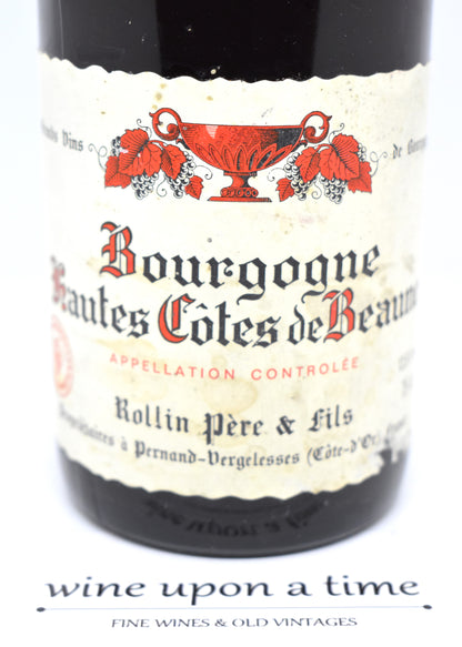 Hautes-Côtes de Beaune 1986, expédition Europe, offre compétitive, service réactif
Domaine Rollin Père & Fils 1986, Hautes-Côtes de Beaune, bouteille de qualité cave pour connaisseur