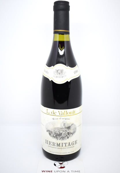 Bouteille rare Domaine Vallouit 1989 Rhône