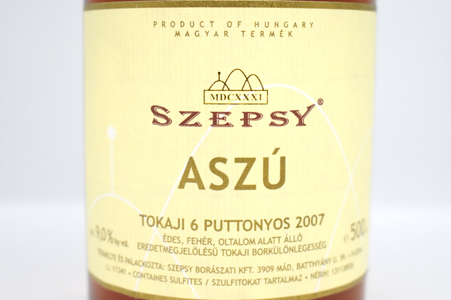 Tokaji Aszu 6 Puttonyos 2007 - Szepsy Itsvan