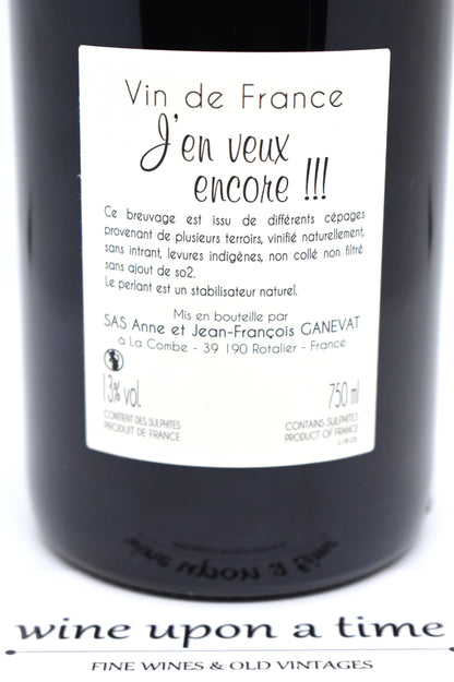 Ganevat 2018 J'en Veux encore, vin rouge du Jura Biologique au meilleur prix