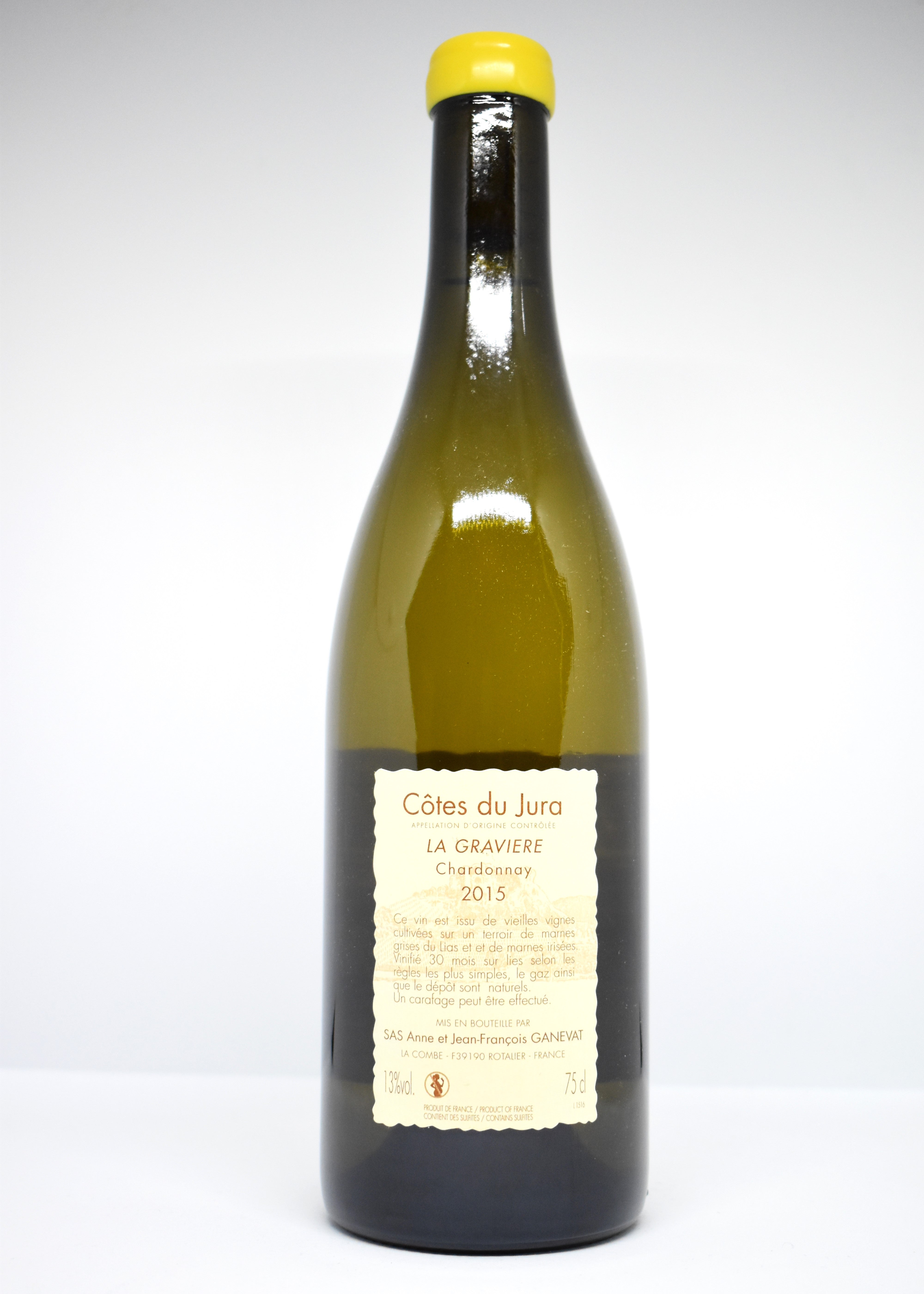 Jean-François Ganevat Chardonnay - The gravel pit 2015 - Côtes du