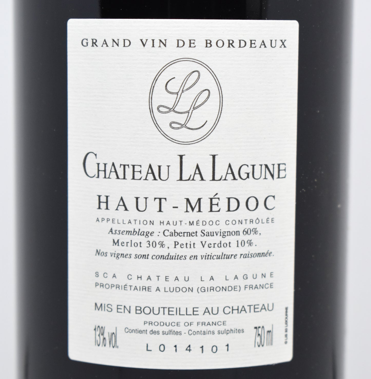 Vin de garde 2008 cabernet sauvignon et merlot