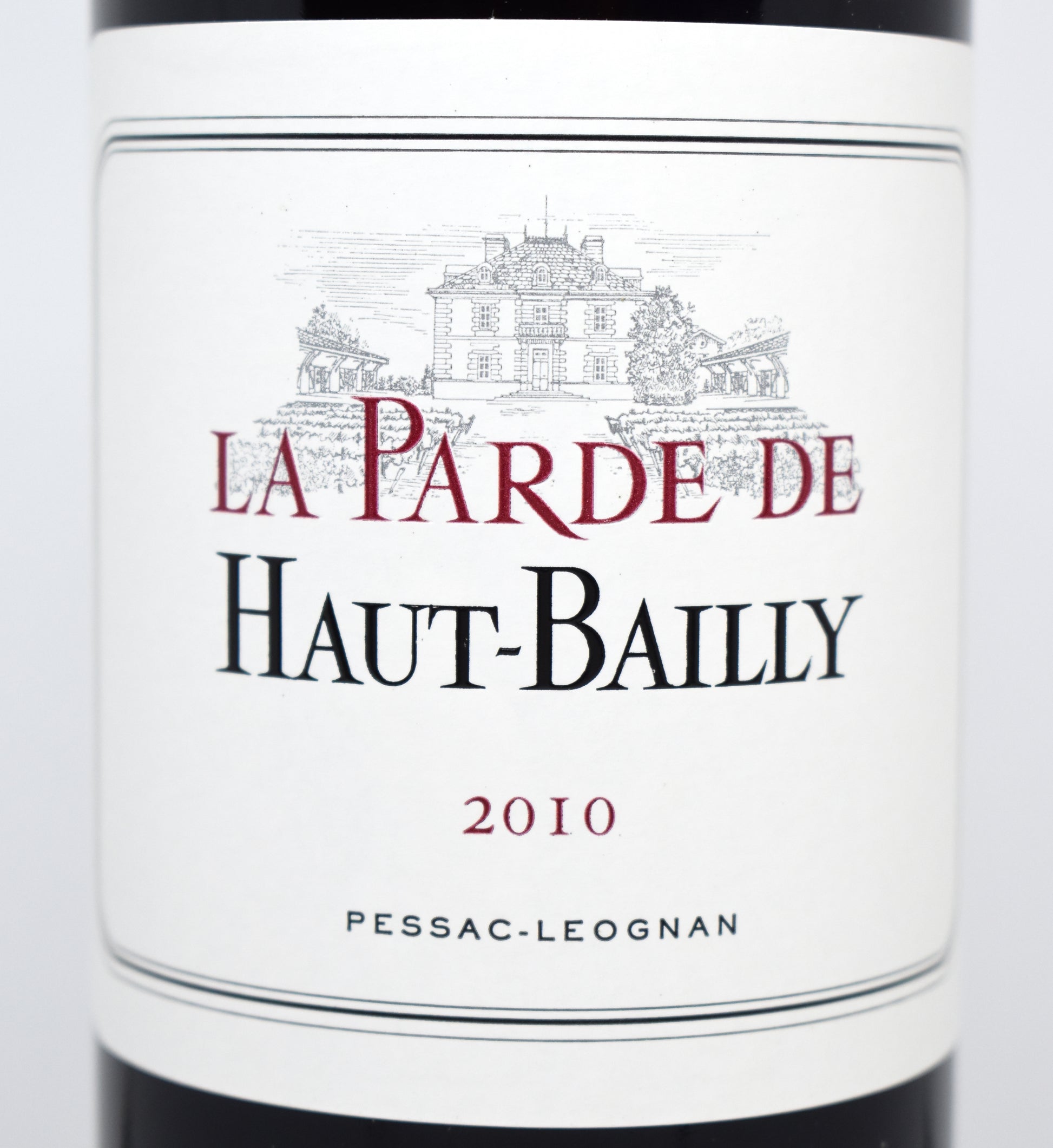 Second vin du Château Haut Bailly 2010 - Péssac Léognan au meilleur prix