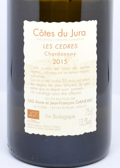 The Cedars 2015 Chardonnay Côtes du Jura - Jean-François Ganevat