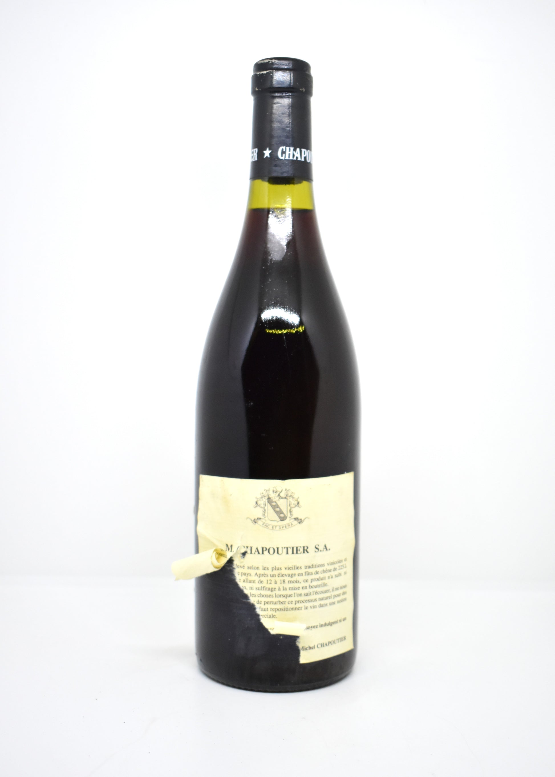 Côte-Rôtie Chapoutier 1990 - Flacon d'exception stocké sous température contrôlée