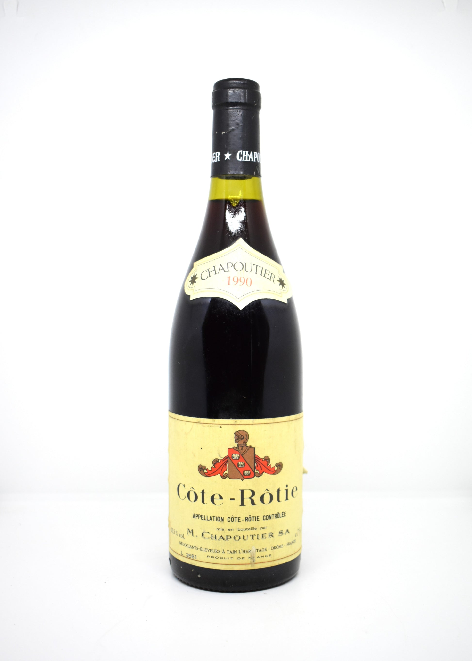 Acheter Côte-Rôtie Chapoutier 1990 en ligne - Vin rare de collection au meilleur prix
