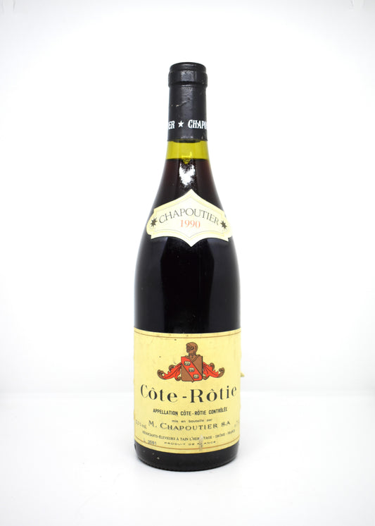 Acheter Côte-Rôtie Chapoutier 1990 en ligne - Vin rare de collection au meilleur prix