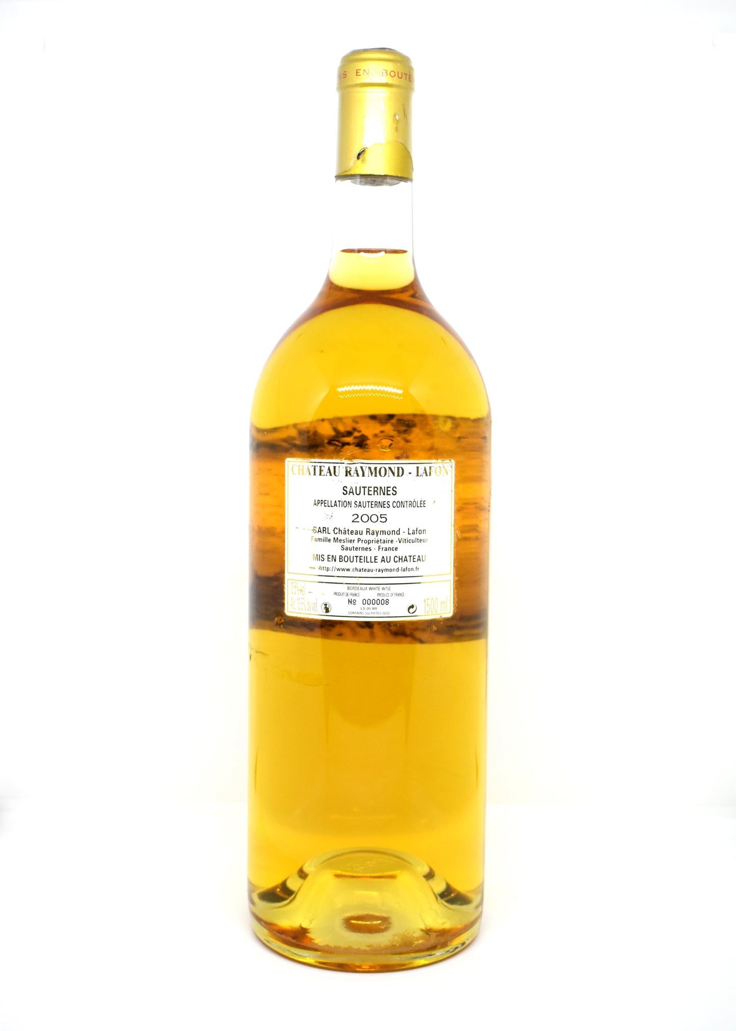 Magnum Château Raymond-Lafon 2005 au meilleur prix boutique de vin en ligne Suisse
