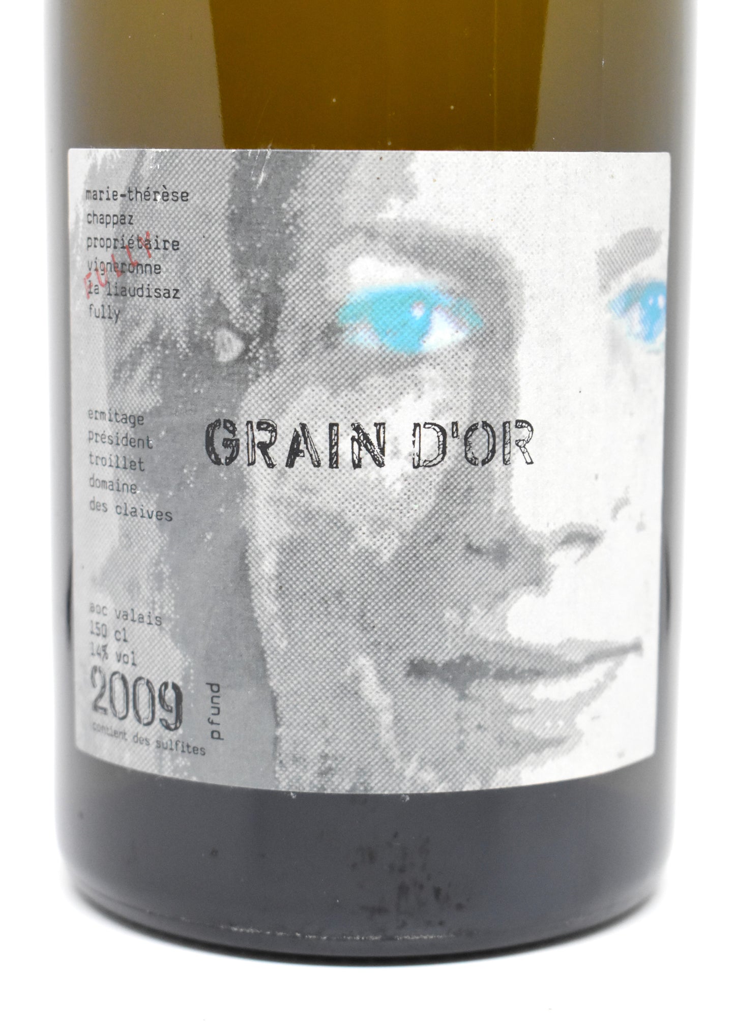 Acheter vin de collection Valais, Magnum Grain d'Or Chappaz 2009, bouteille rare
