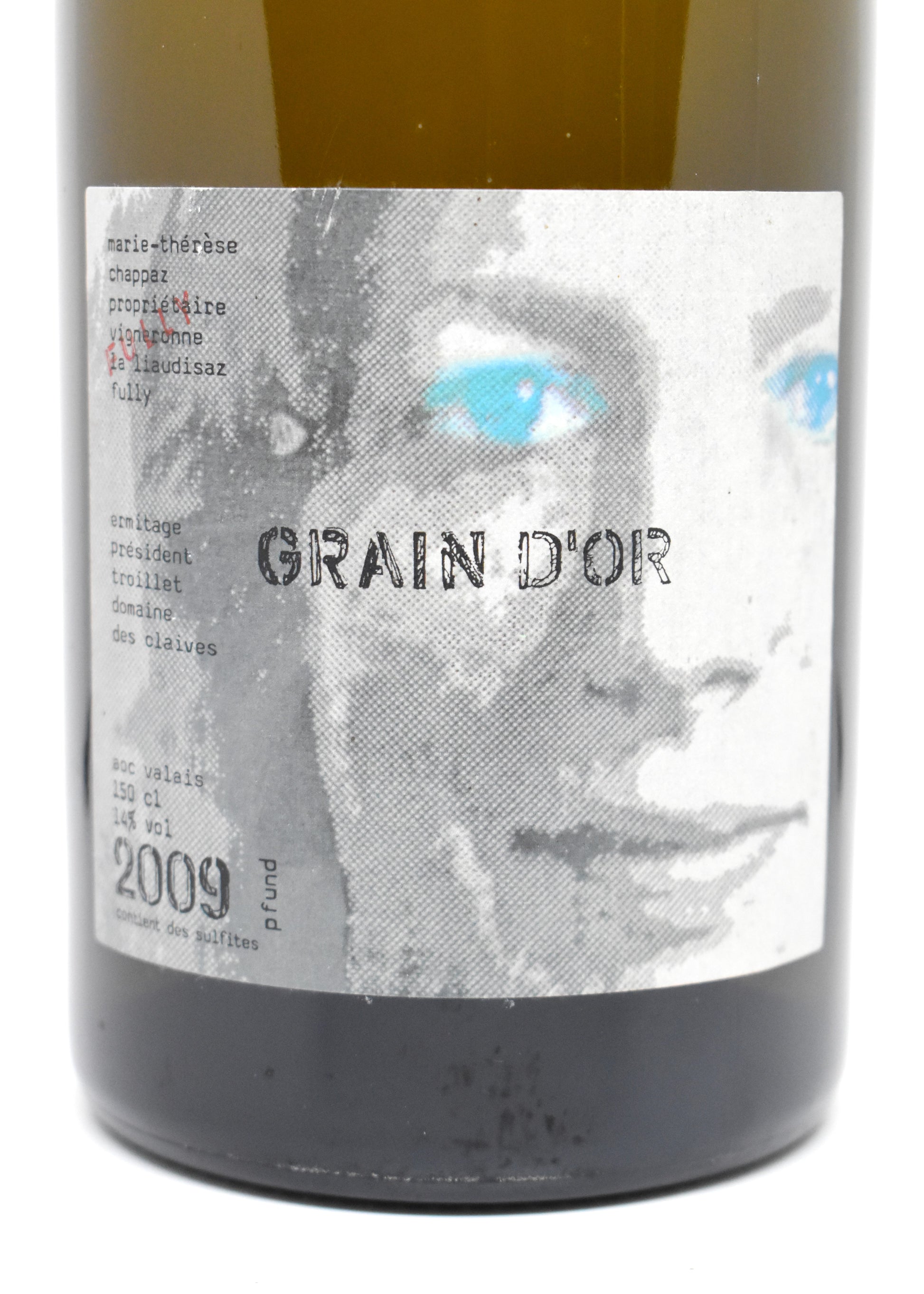 Acheter vin de collection Valais, Magnum Grain d'Or Chappaz 2009, bouteille rare