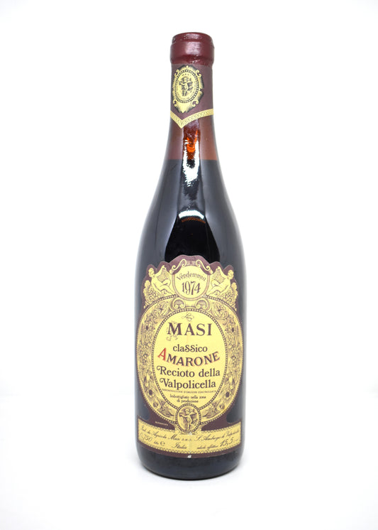 Pourquoi la mention "Recioto" figure sur l'Amarone Masi 1974 ?