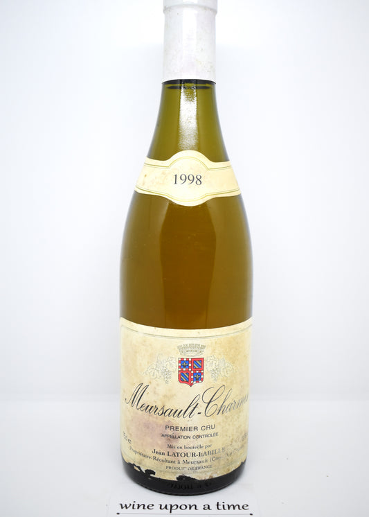 Meursault Charmes Premier Cru 1998 Latour-Labille — idée cadeau anniversaire millésime 1998, Bourgogne Chardonnay