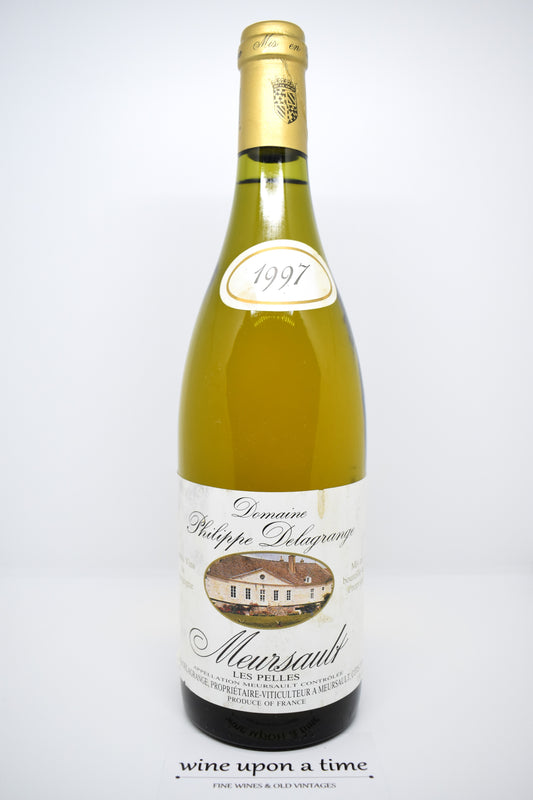 Meursault 1997 Les Pelles, cadeau millésime 1997, Bourgogne blanc